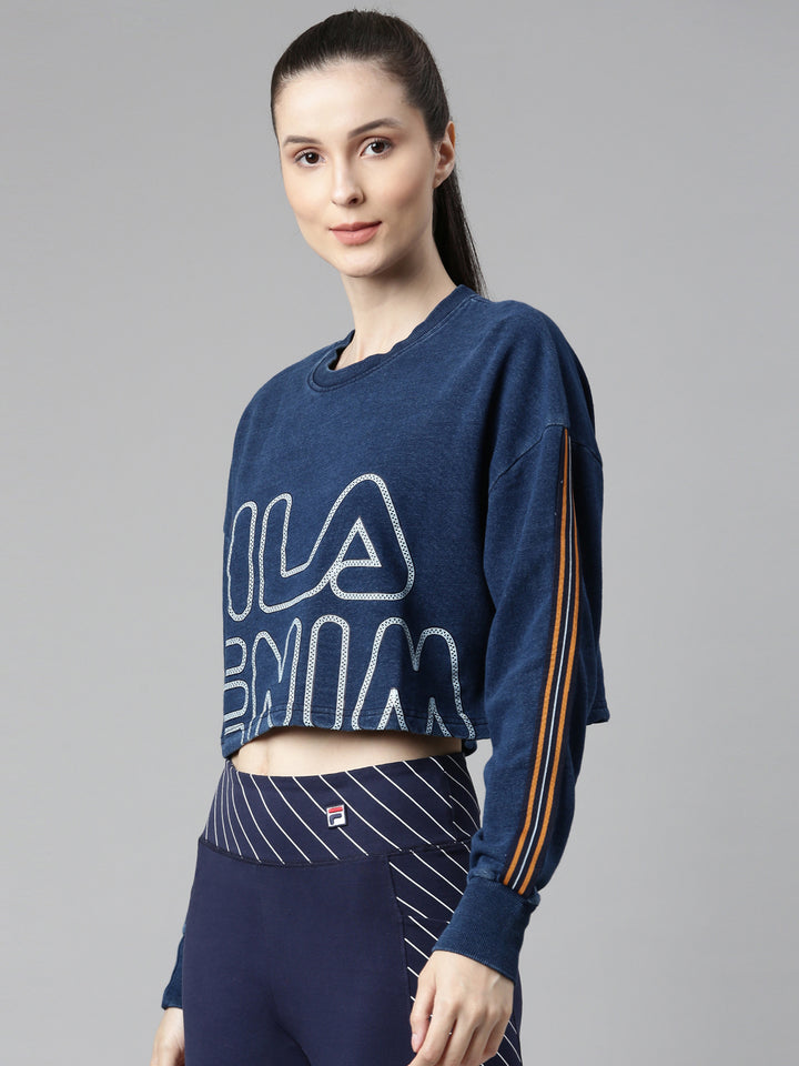 Fila Peacoat Drimel Women's Long Sleeve Sweat Shirt