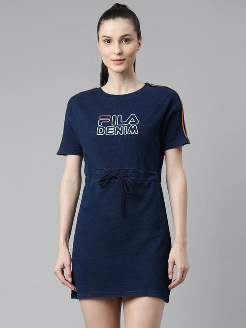Fila Peacoat Durinay Women's Short Sleeve Top Dress