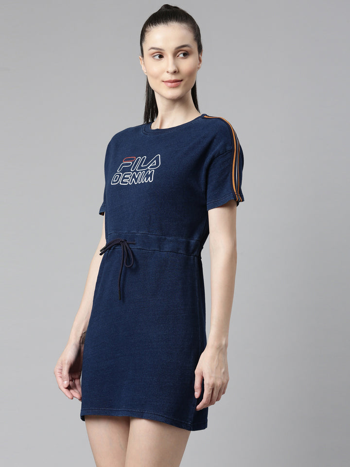 Fila Peacoat Durinay Women's Short Sleeve Top Dress