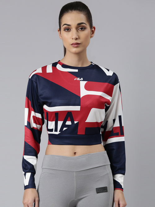 Fila Peacoat Jan Women's Cropped Top