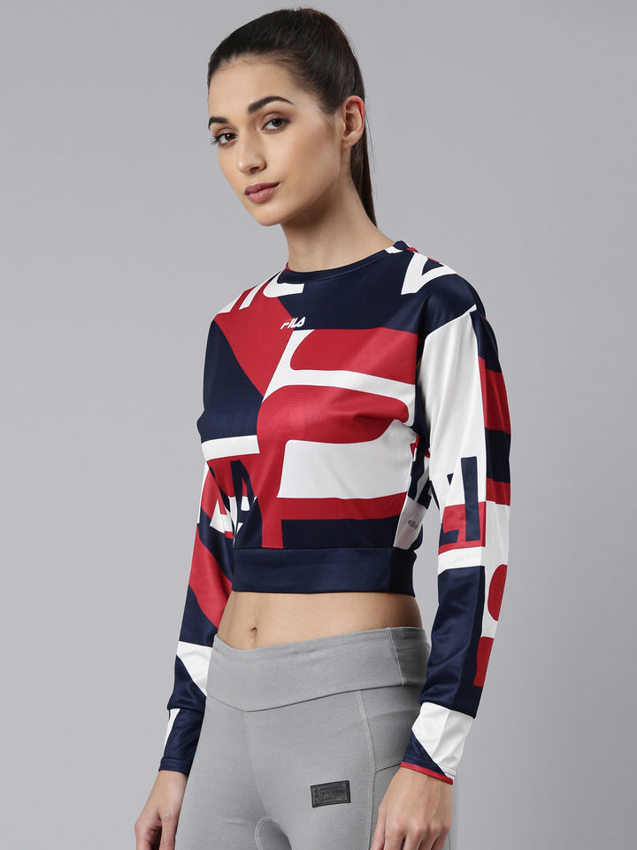 Fila Peacoat Jan Women's Cropped Top
