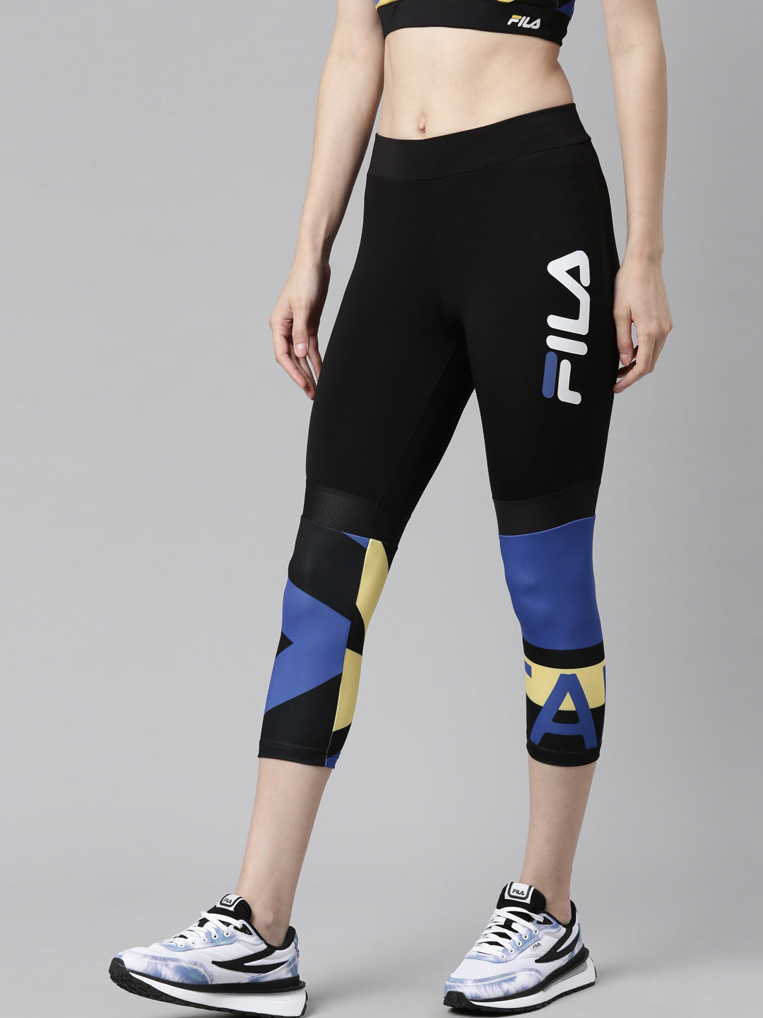 Fila White Meredith Women's 3/4th Tights