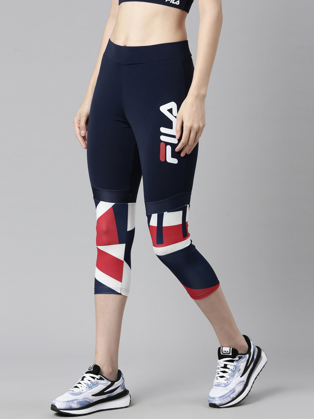 Fila White Meredith Women's 3/4th Tights