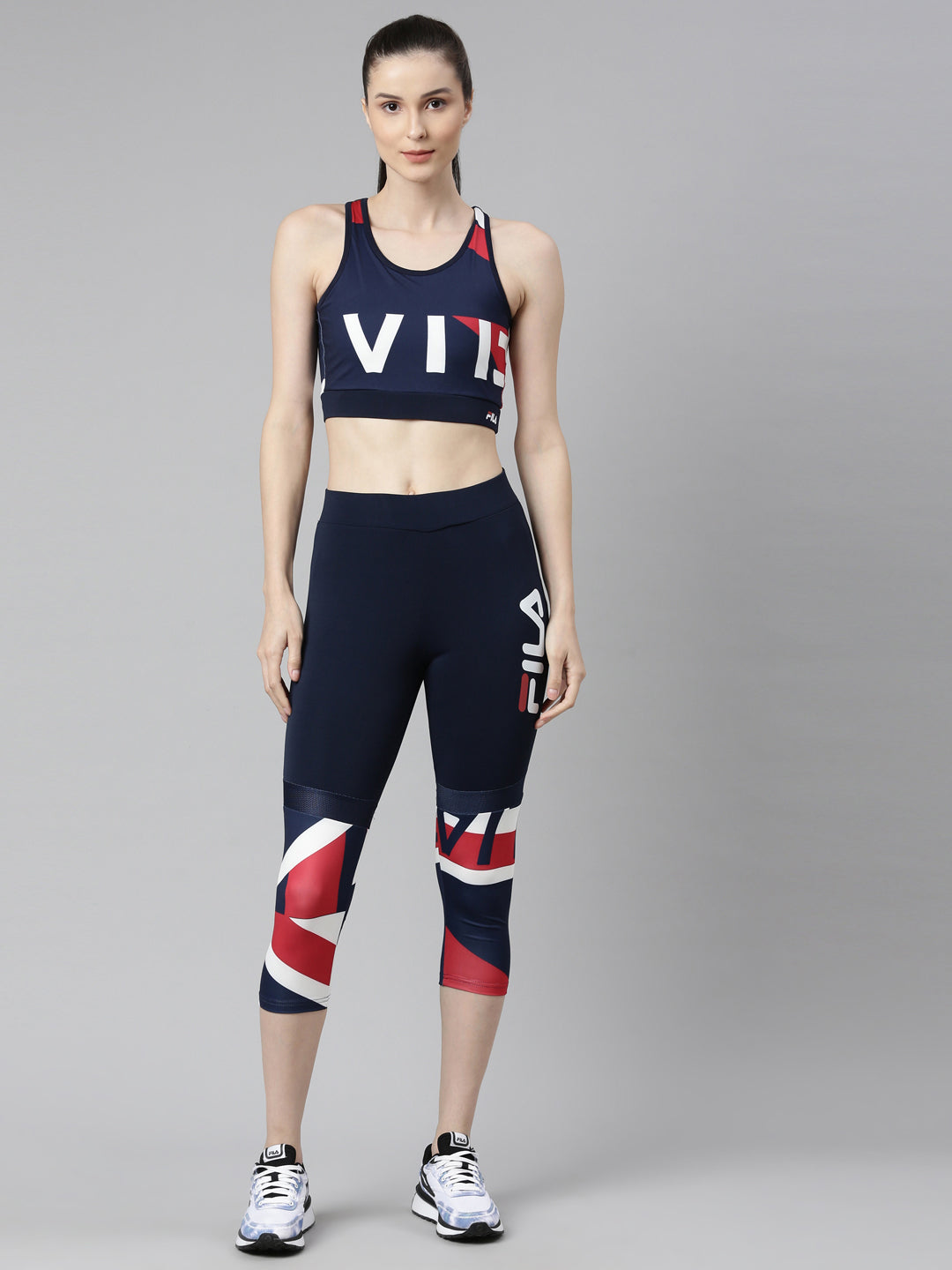Fila White Meredith Women's 3/4th Tights