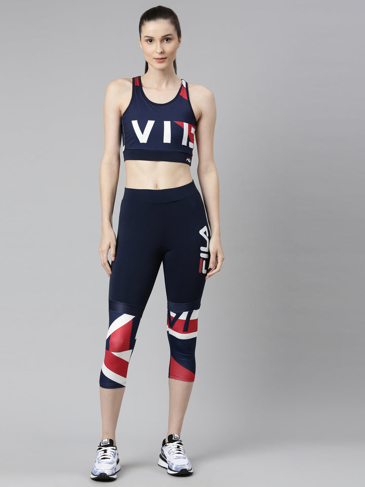 Fila White Meredith Women's 3/4th Tights