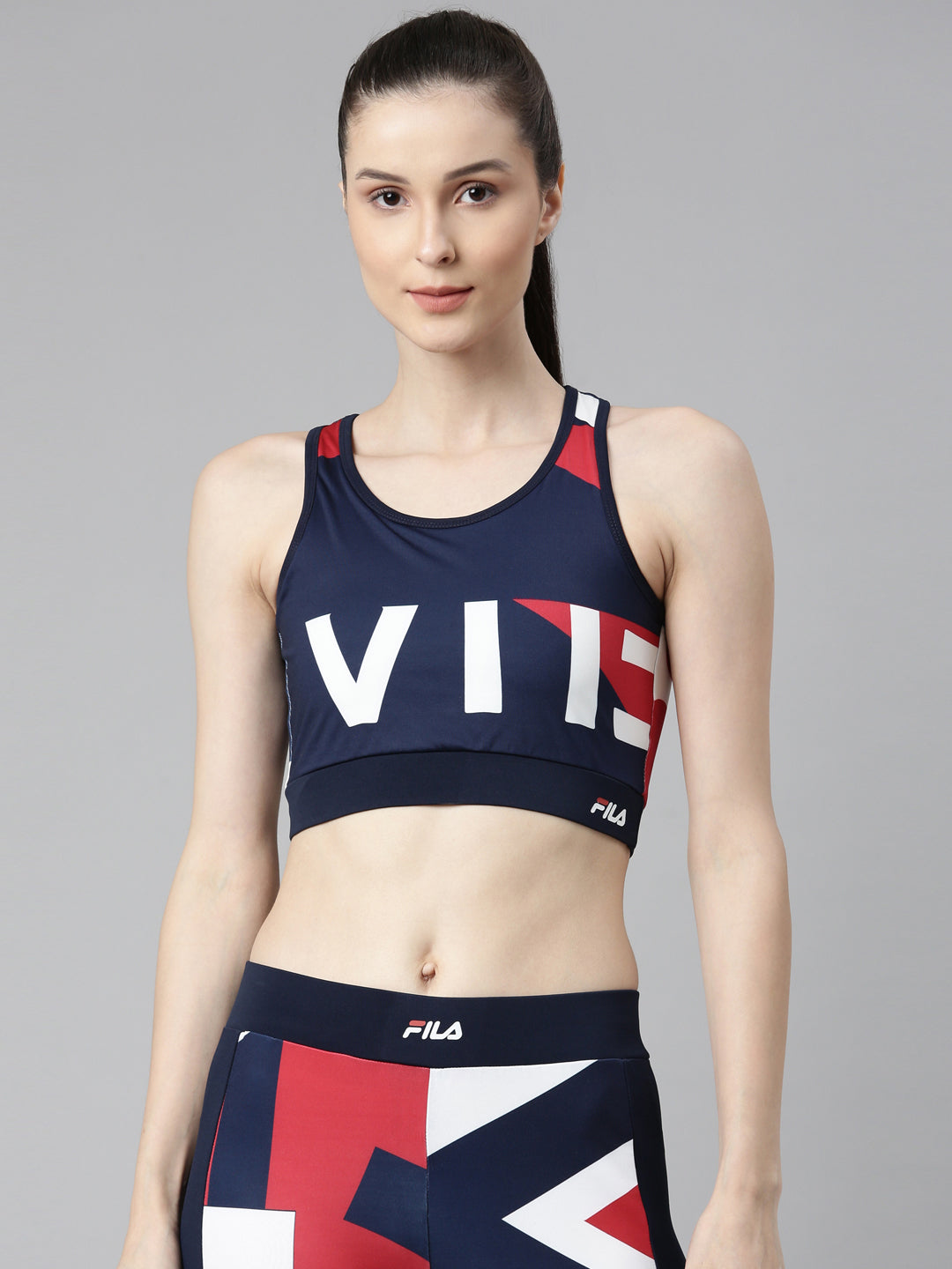 Fila White Kelly Women's Sports Bra