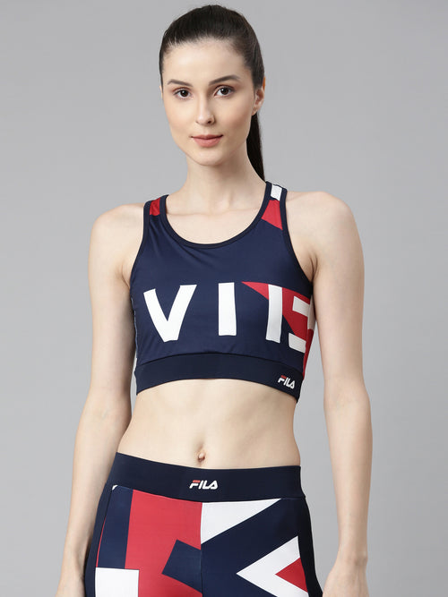Fila White Kelly Women's Sports Bra