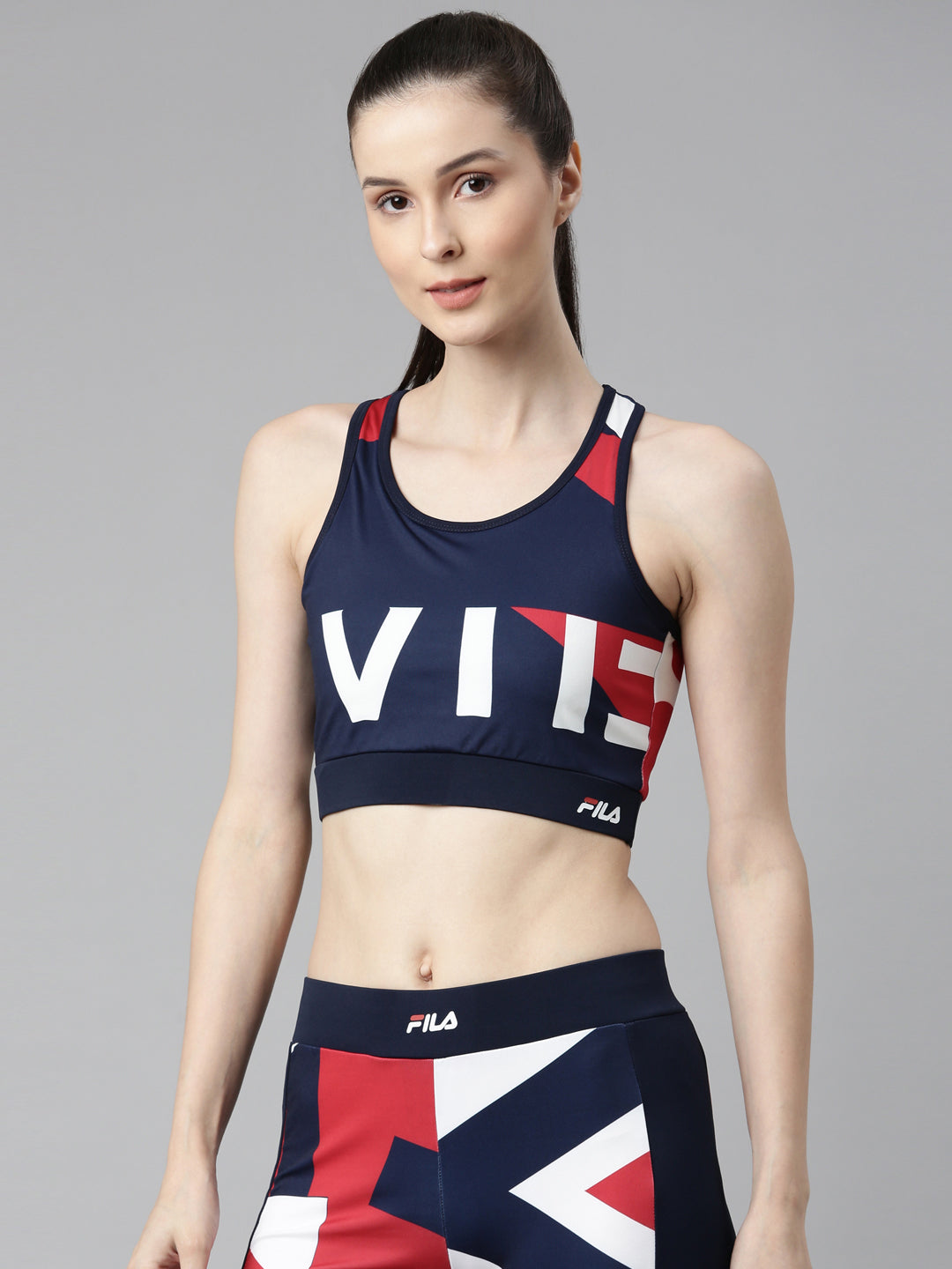 Fila White Kelly Women's Sports Bra