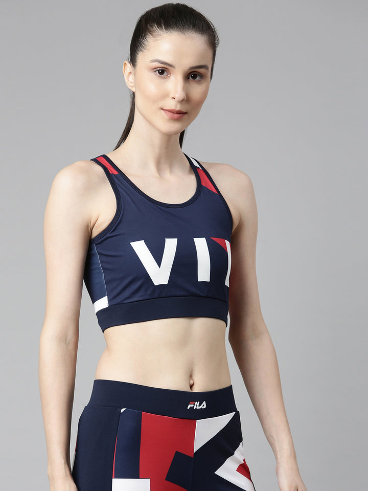 Fila White Kelly Women's Sports Bra