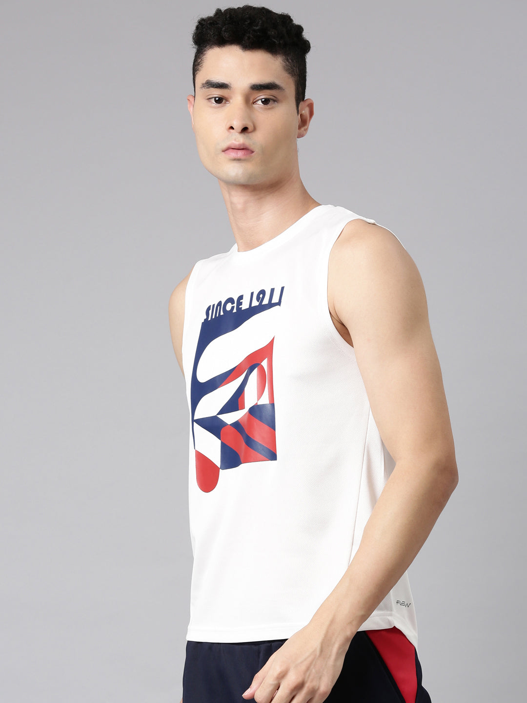 Fila White Sanj Men's Tank Top
