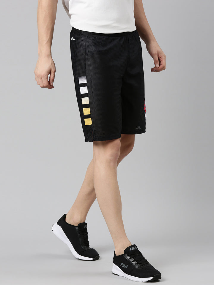 Fila White Zorro Men's Cut and Sew Shorts