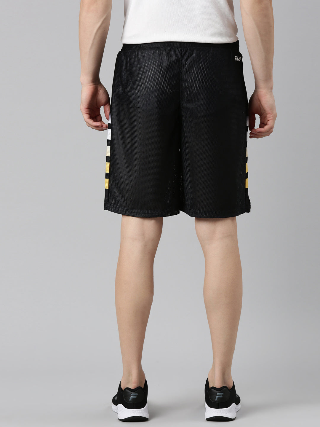 Fila White Zorro Men's Cut and Sew Shorts
