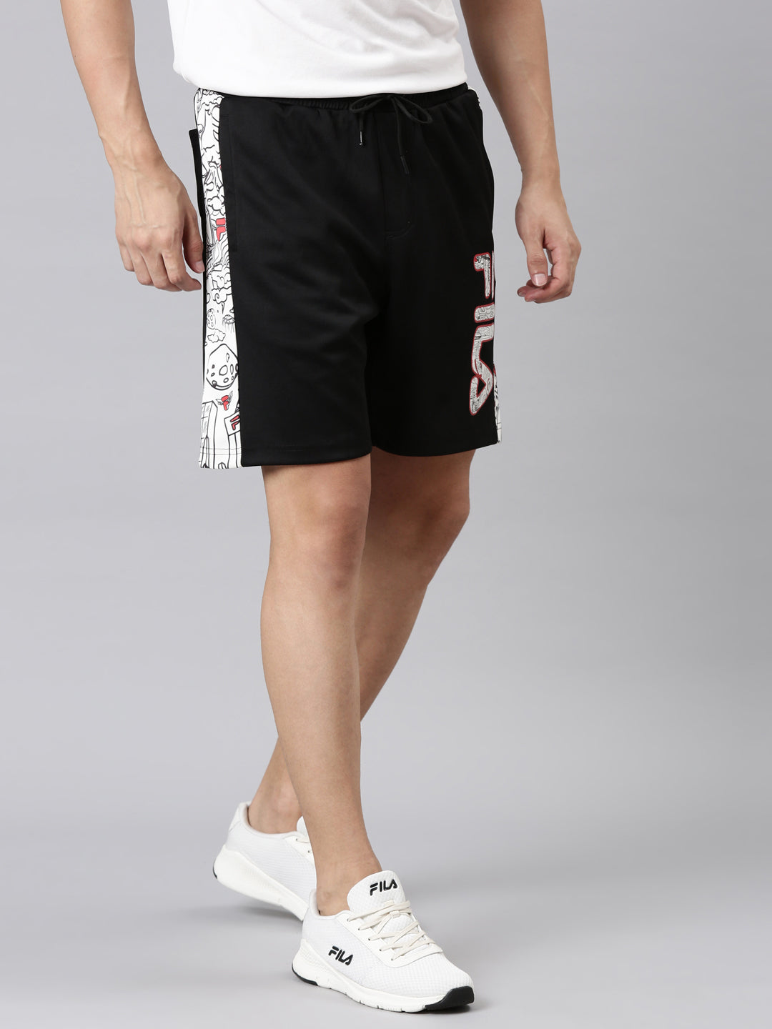 Fila Peacoat Jabel Men's Cut and Sew Shorts