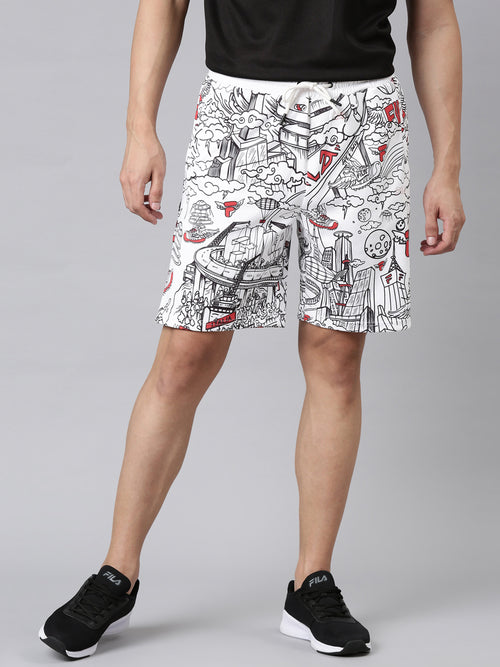 Fila Peacoat Jung Men's Graphic Shorts
