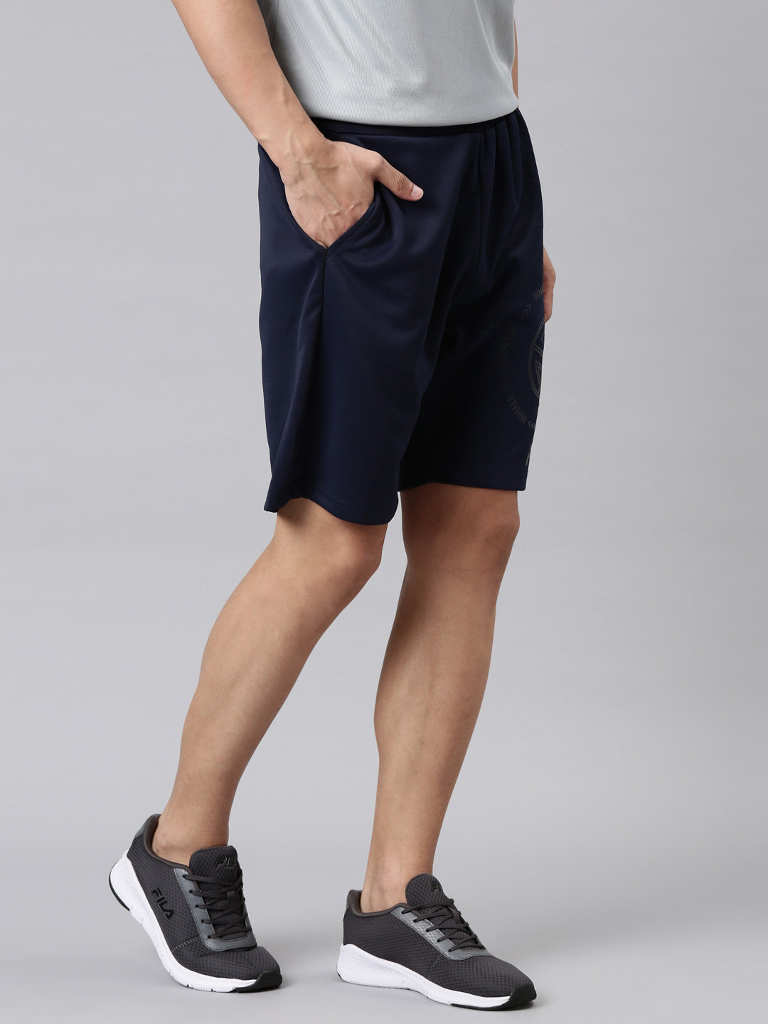 Fila Grey Jen Men's Graphic Shorts