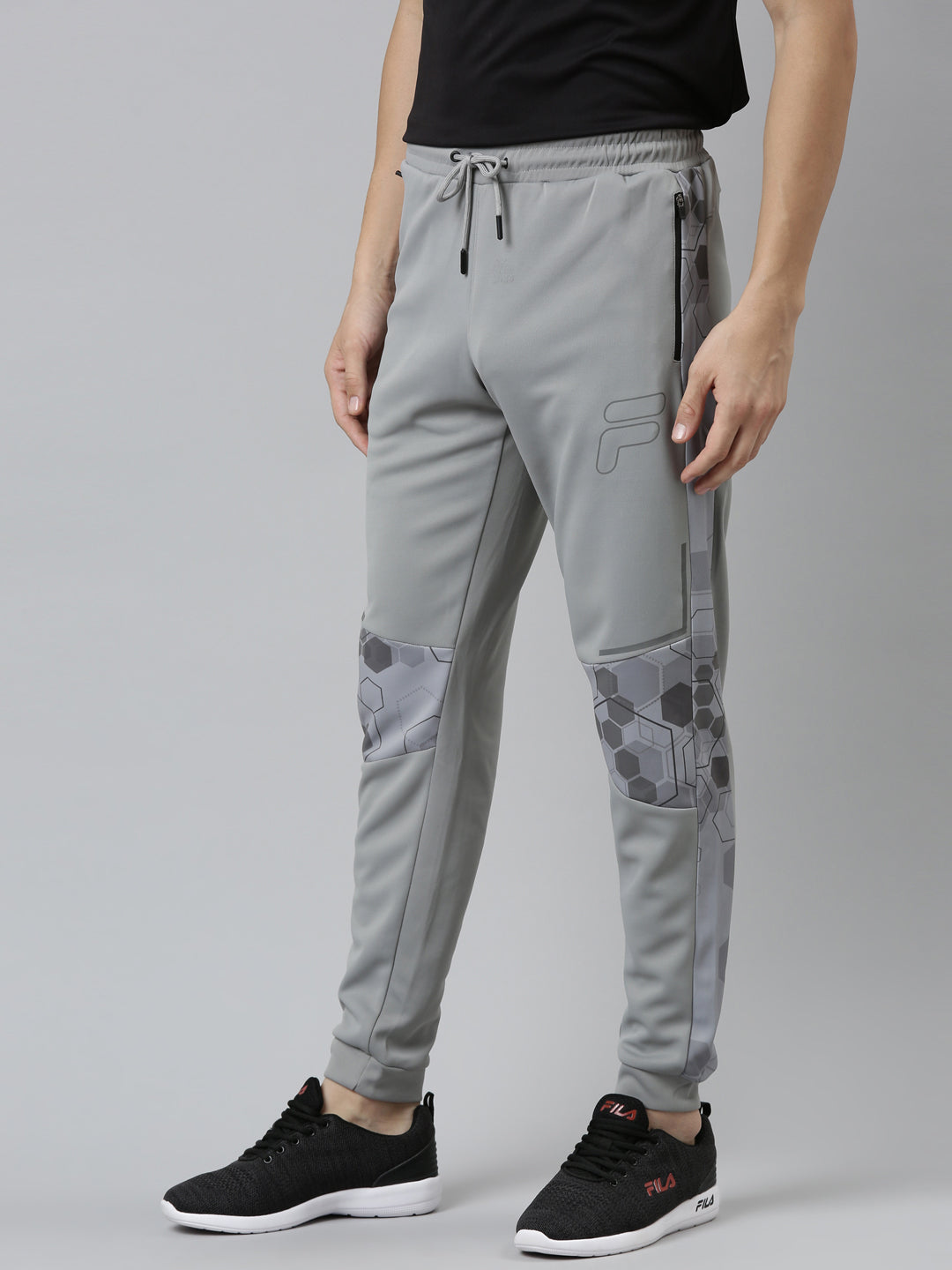 Fila Red Shell Men's Cut and Sew Track Pants