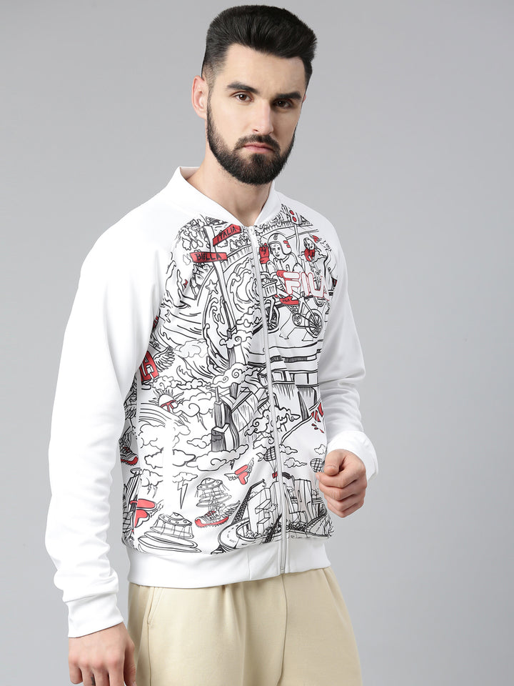 Fila Grey Jarrer Men's Long Sleeve Jacket
