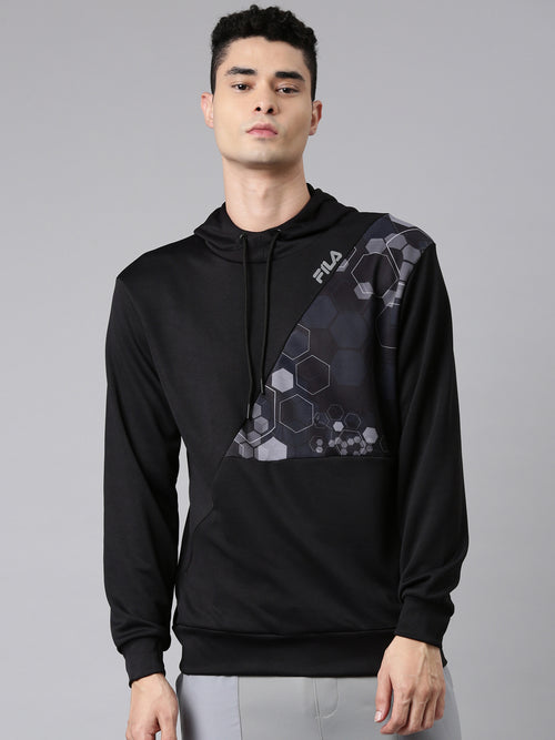 Fila Blue Reed Men's Long Sleeve Hoodie