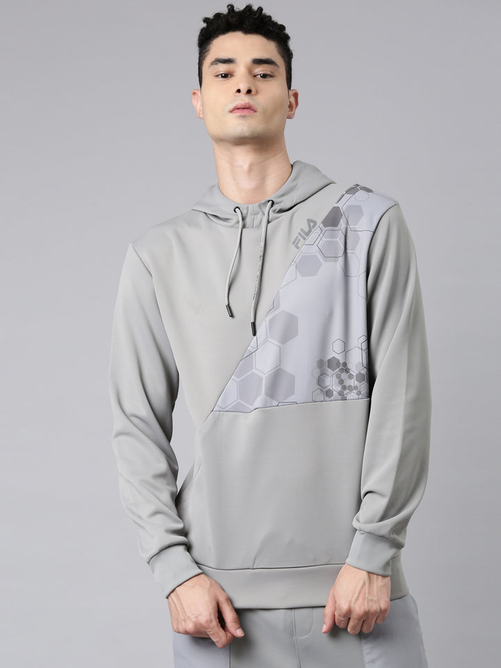 Fila Blue Reed Men's Long Sleeve Hoodie