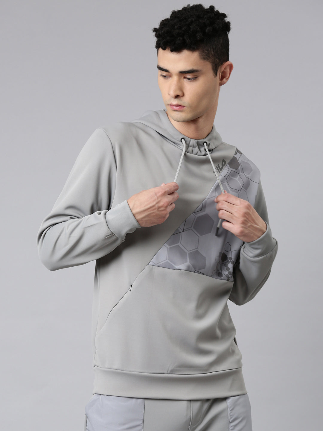 Fila Blue Reed Men's Long Sleeve Hoodie