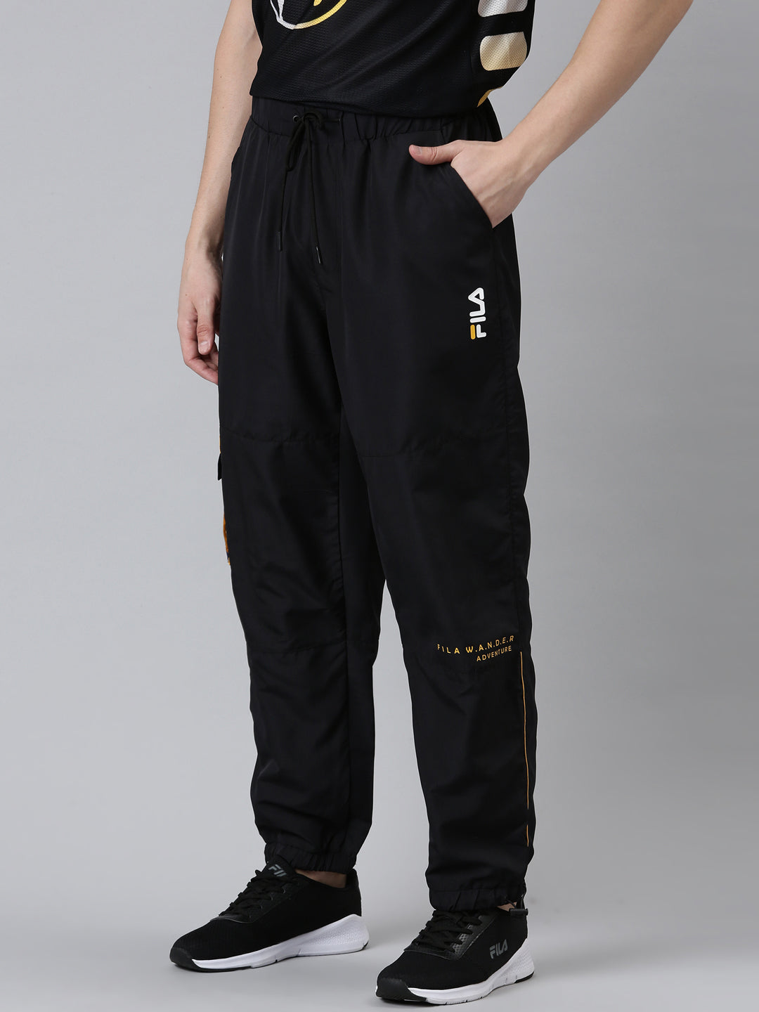 Fila Light Pink Shawn Men's Cut and Sew Track Pants