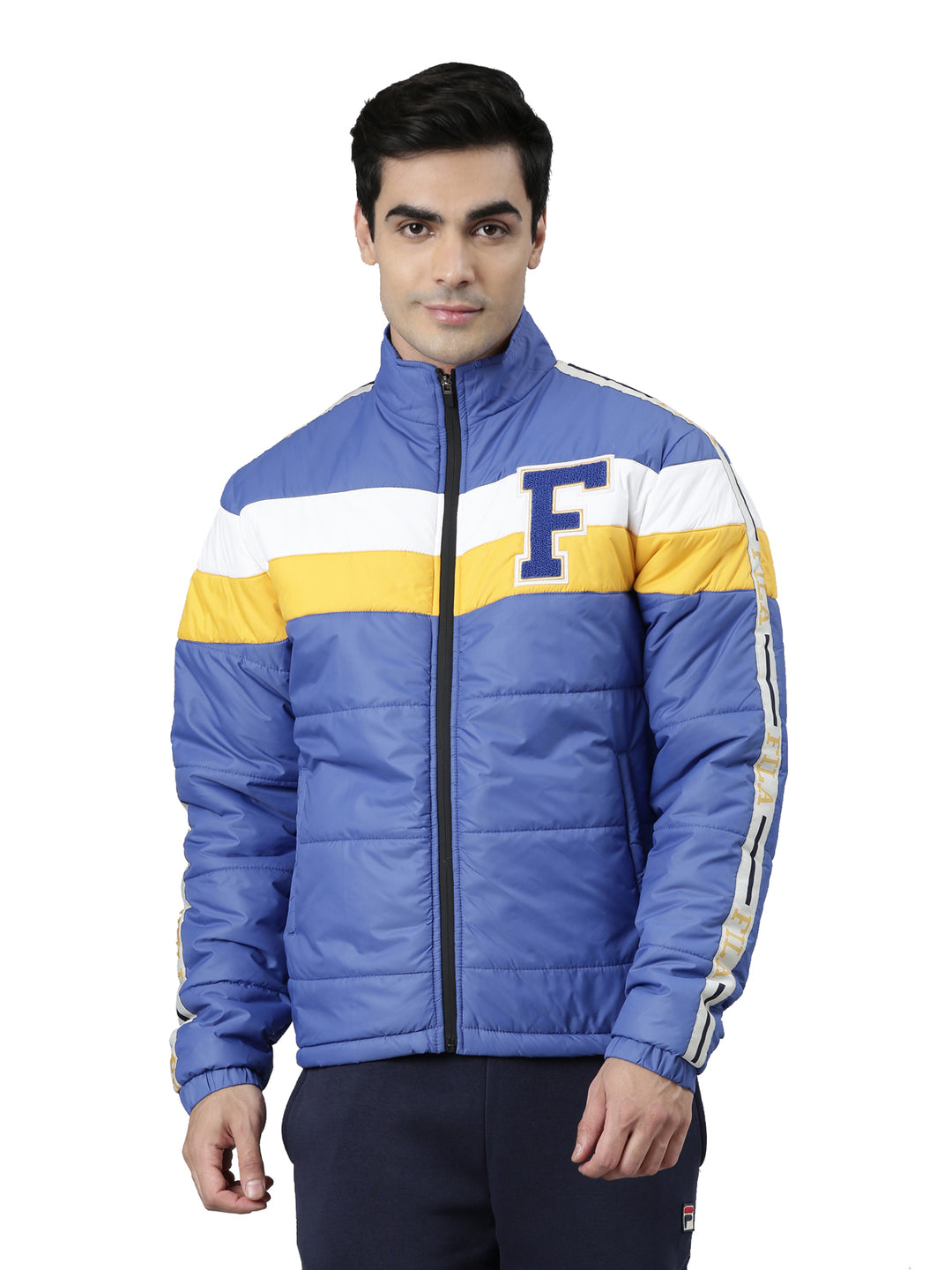 Fila Grey Barney Men's High Neck Jacket