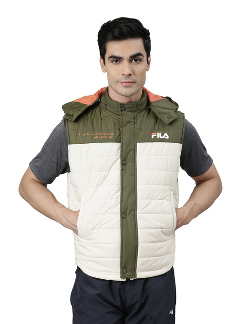 Fila Grey Solar Men's Hooded Jacket