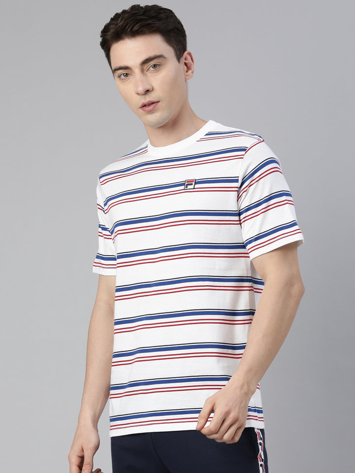 Fila Yellow Stan Men Stripe T-Shirt