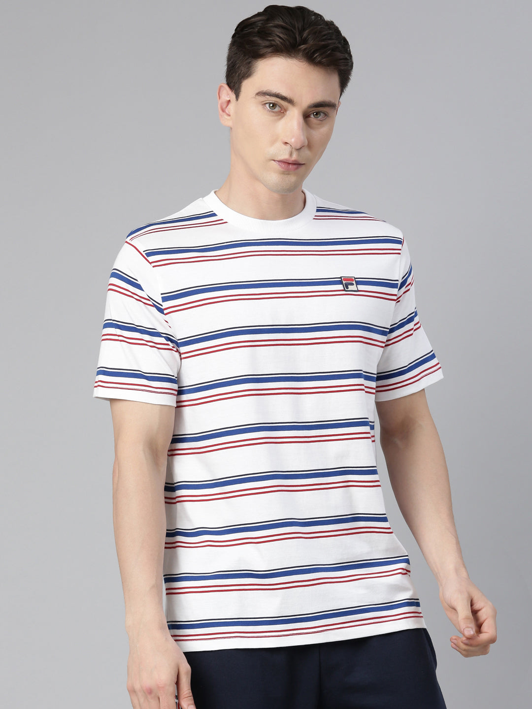 Fila Yellow Stan Men Stripe T-Shirt