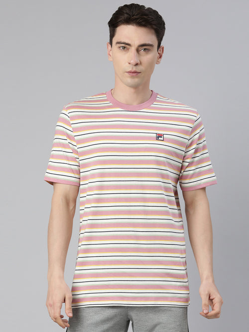 Fila Peacoat Zar Men Stripe T-Shirt