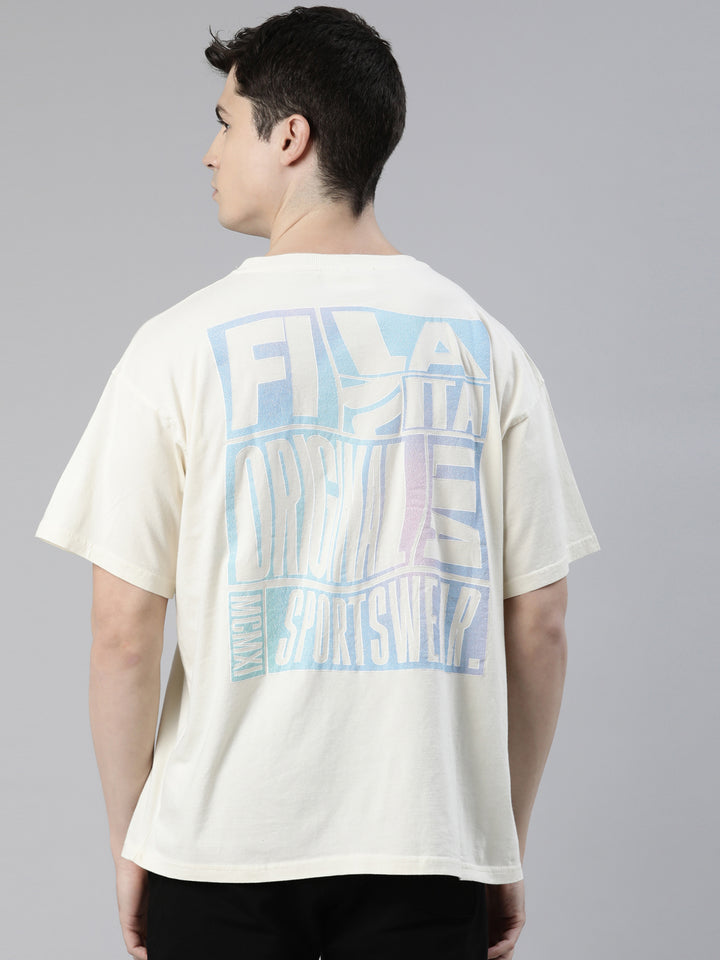 Fila Cream Ray Men's Graphic T-Shirt