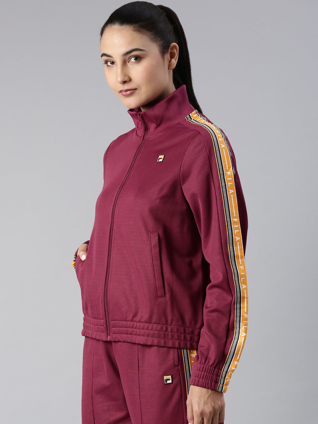 Fila Grey Ella Women's Track Jacket