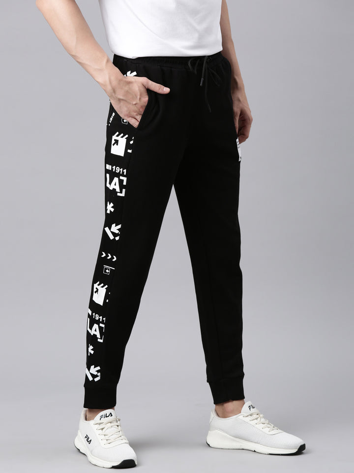 Fila Grey Neefam Men's Ribbed Joggers