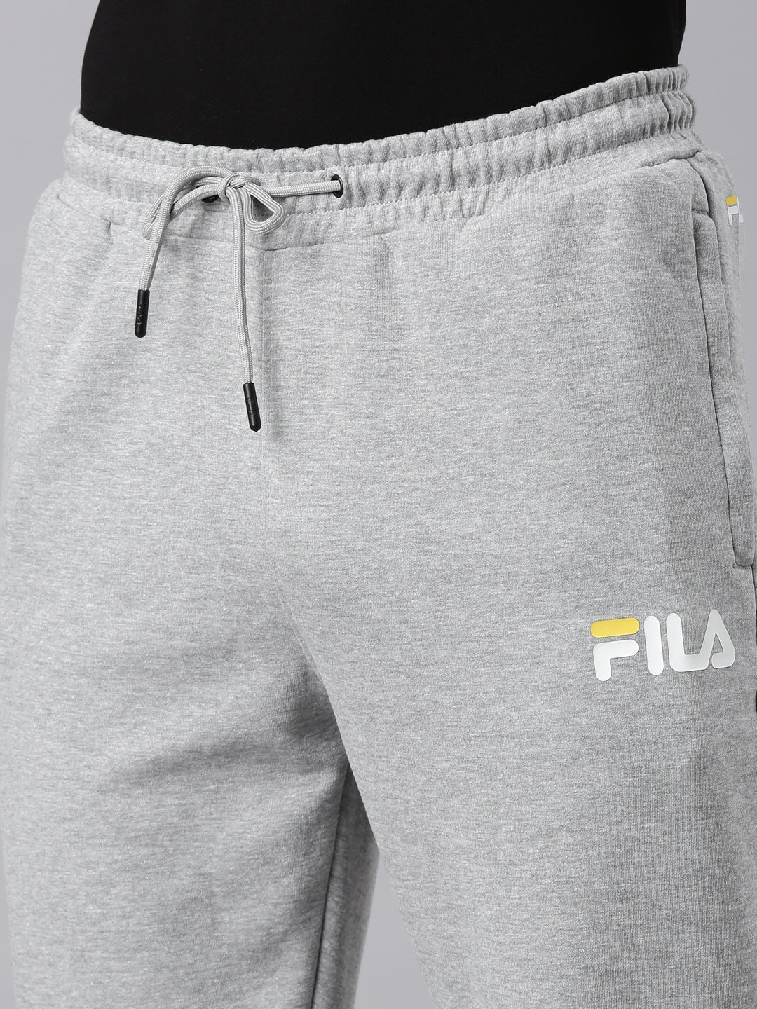 Fila Grey Pedrot Men's Ribbed Joggers
