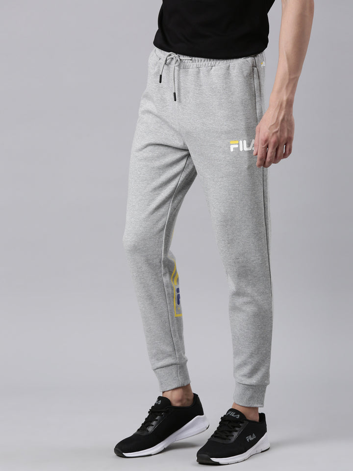 Fila Grey Pedrot Men's Ribbed Joggers