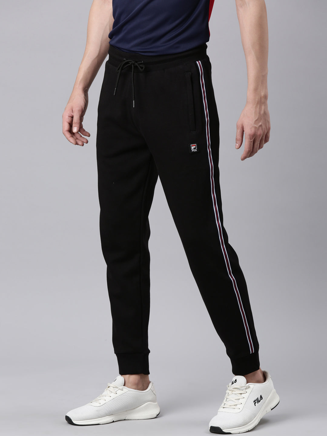Fila Grey Avulor Men's Ribbed Joggers