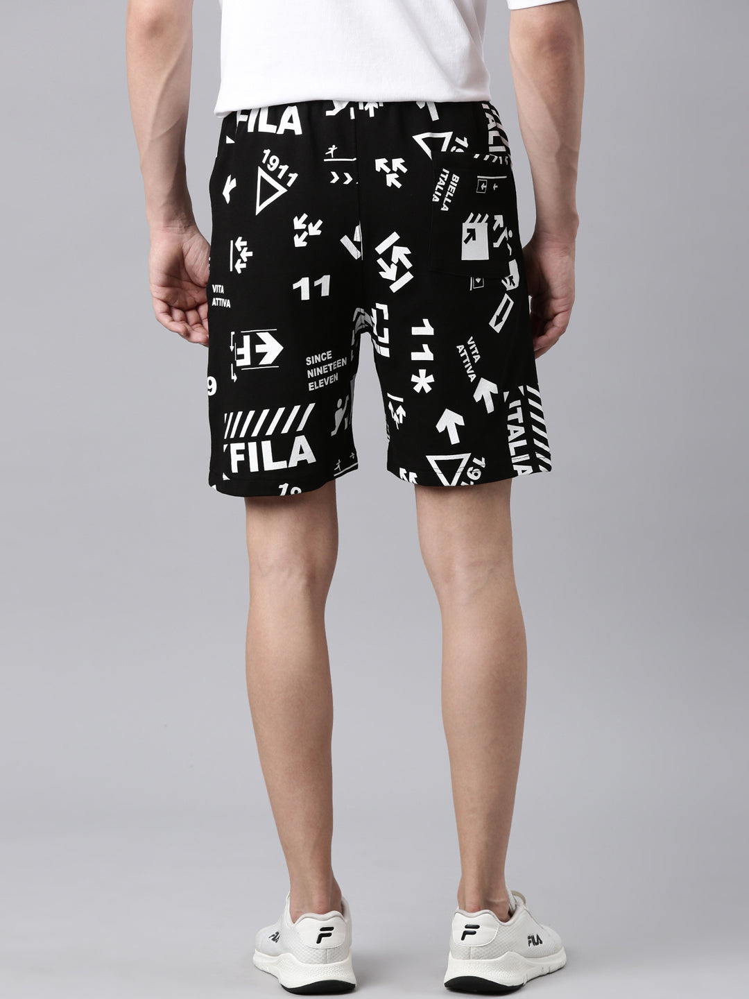 Fila White Nevoray Men's Shorts