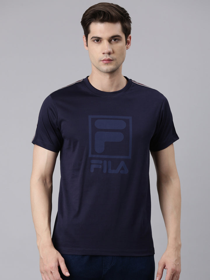 Fila White Addey Men's Graphic T-Shirts
