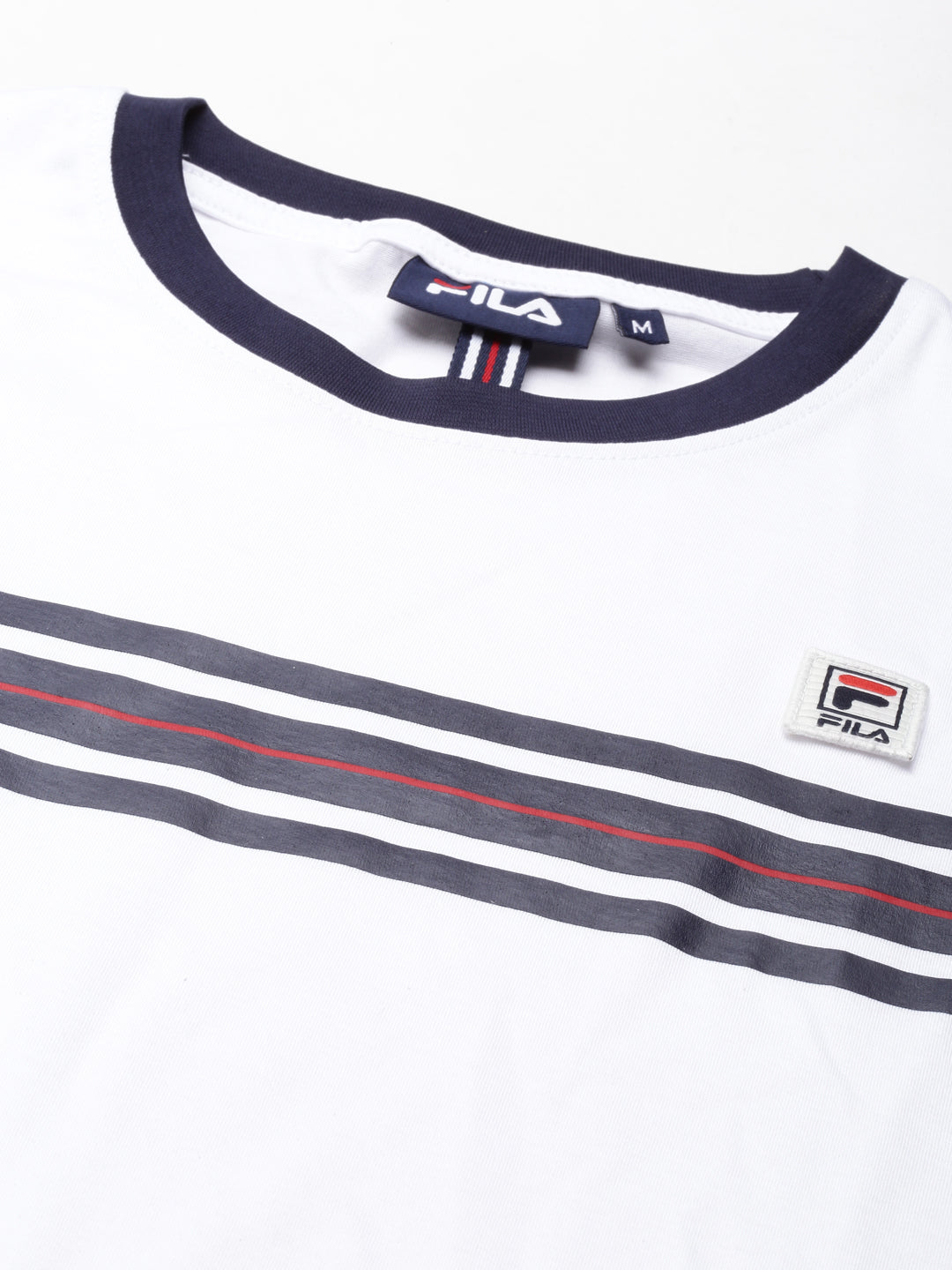 Fila White Anoli Men's Graphic T-Shirts