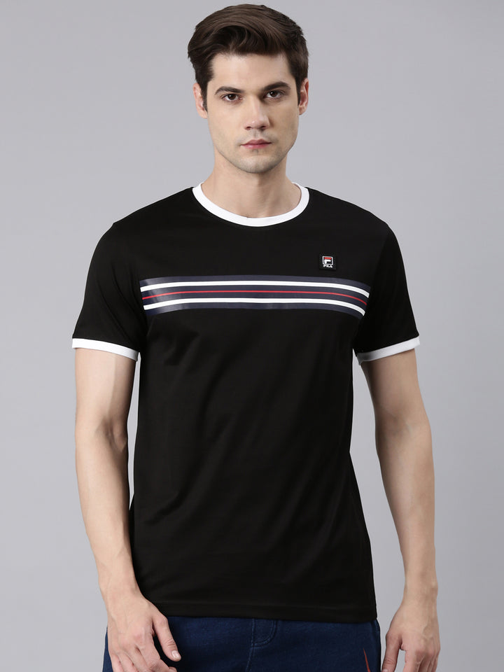 Fila White Anoli Men's Graphic T-Shirts