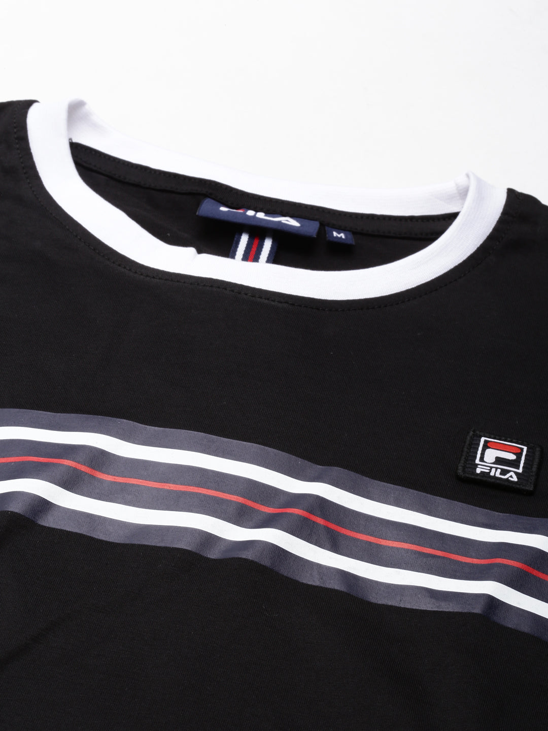 Fila White Anoli Men's Graphic T-Shirts