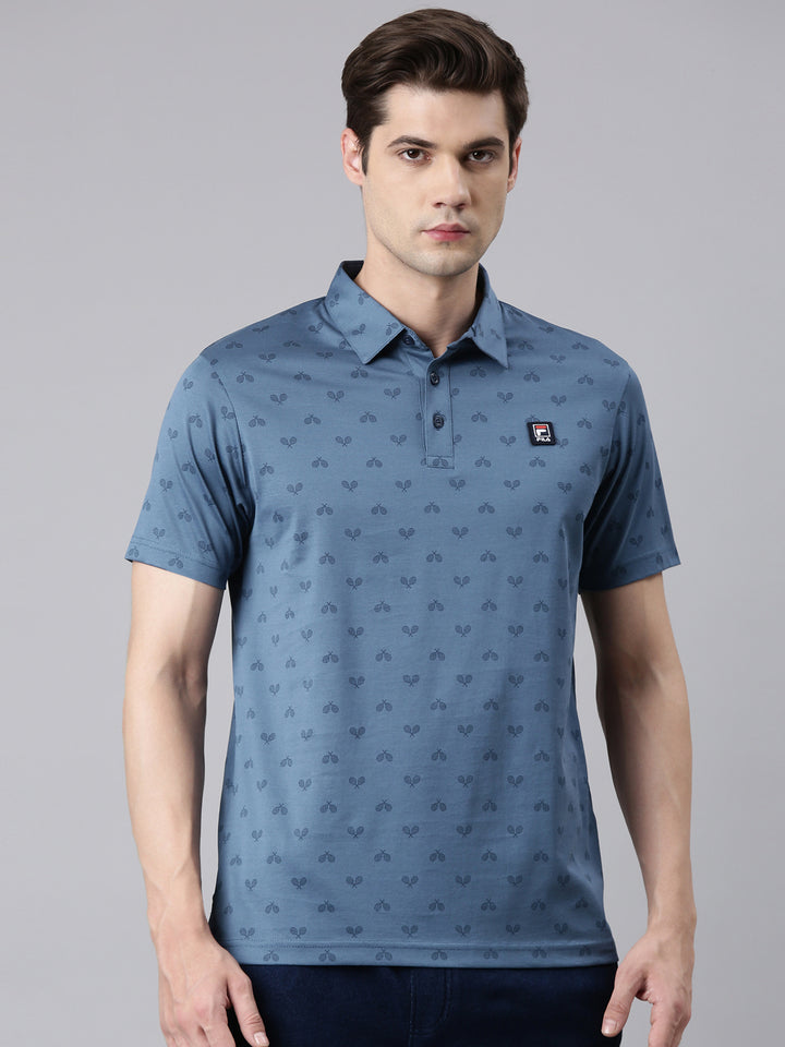 Fila White Atover Men's Polo