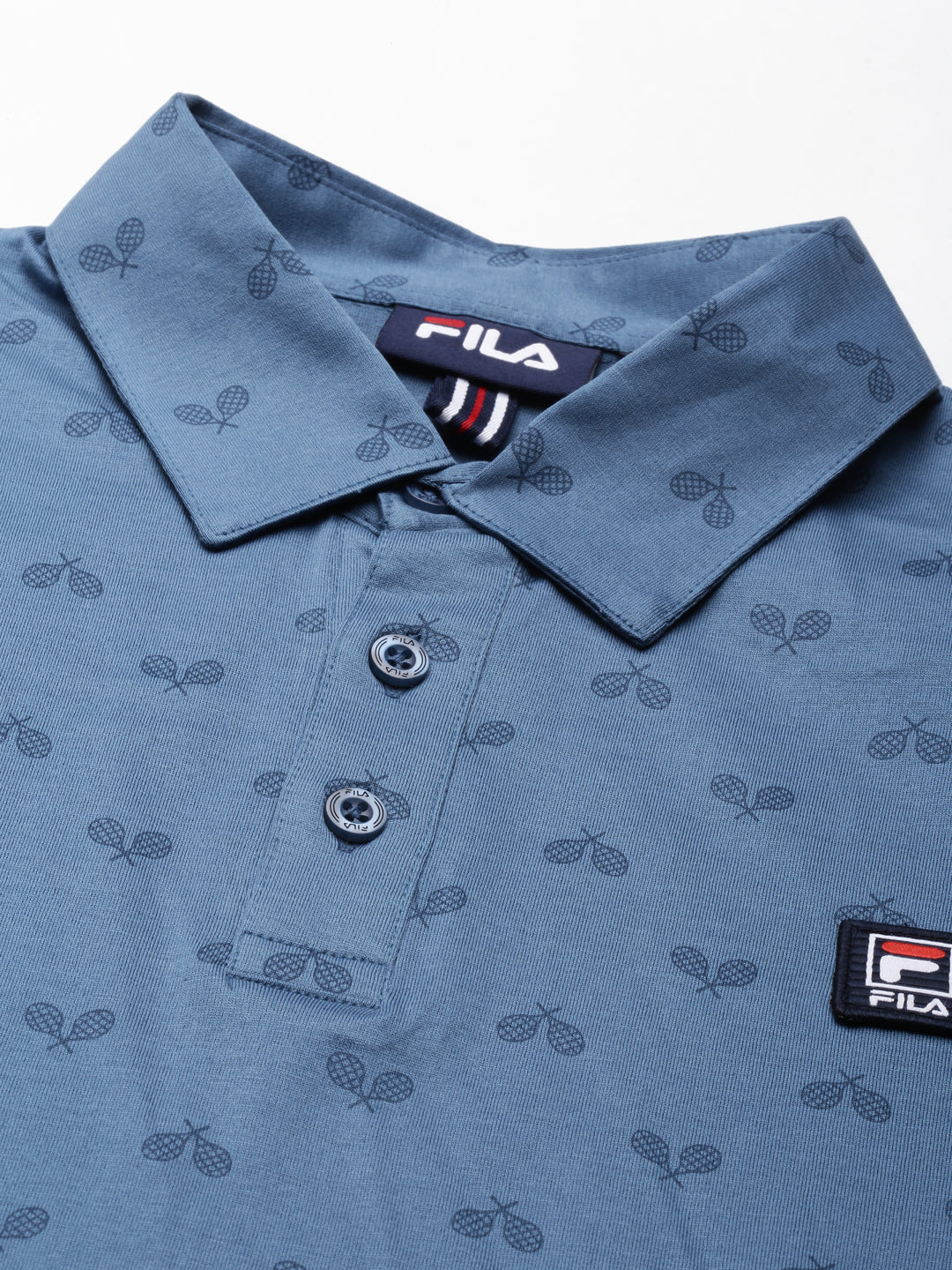 Fila White Atover Men's Polo