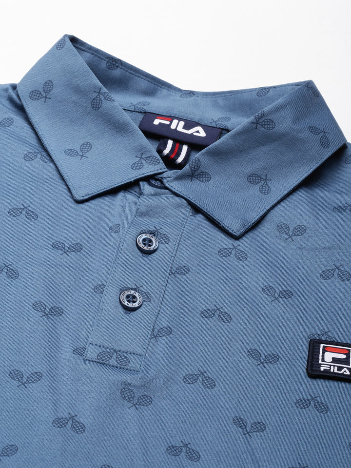 Fila White Atover Men's Polo