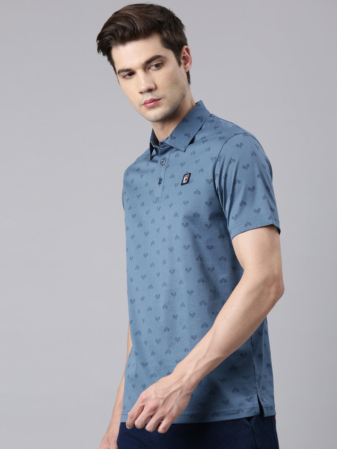 Fila White Atover Men's Polo