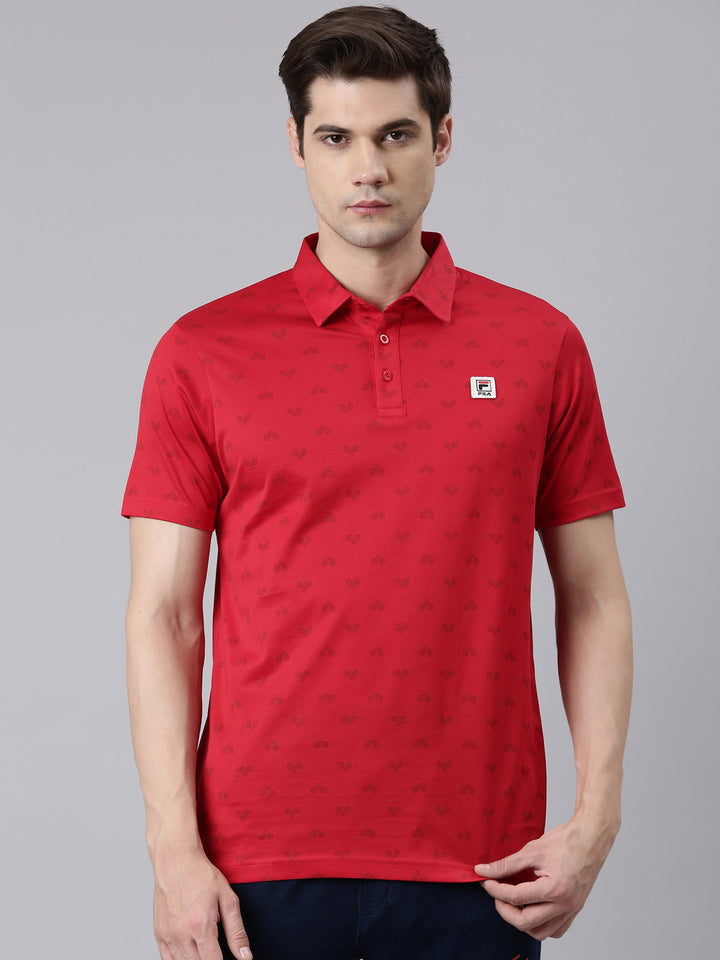 Fila White Atover Men's Polo