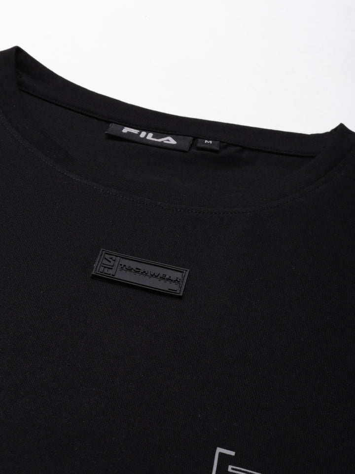 Fila White Turend 1 Men's Graphic T-Shirts