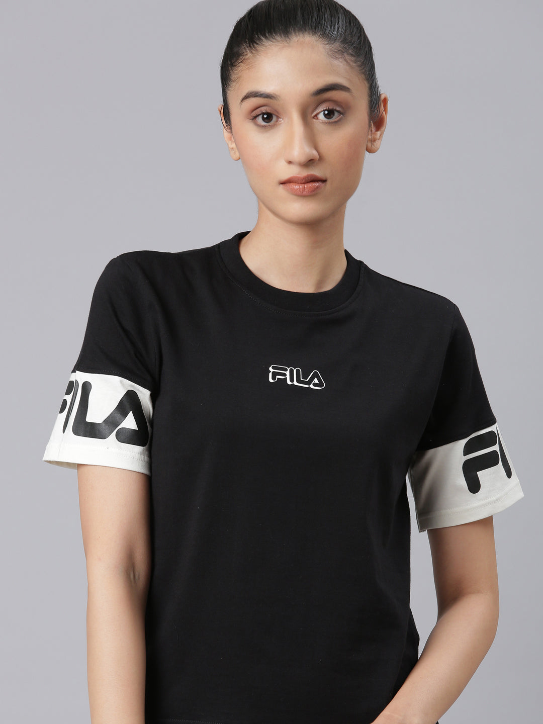 Fila Women Black Tignes T-Shirt