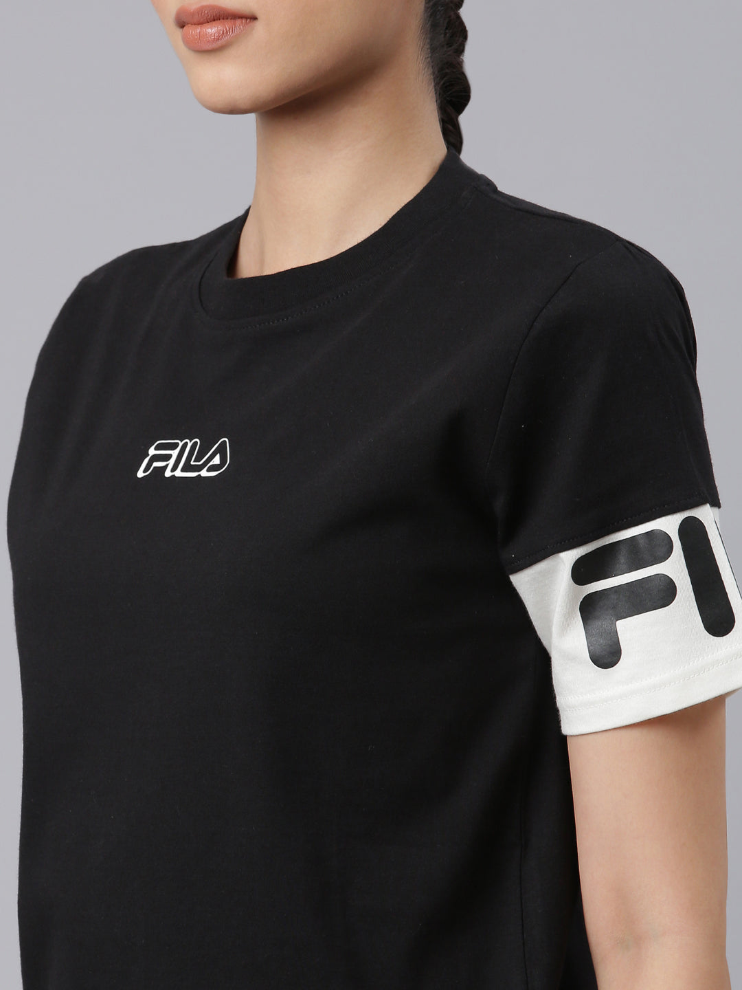 Fila Women Black Tignes T-Shirt