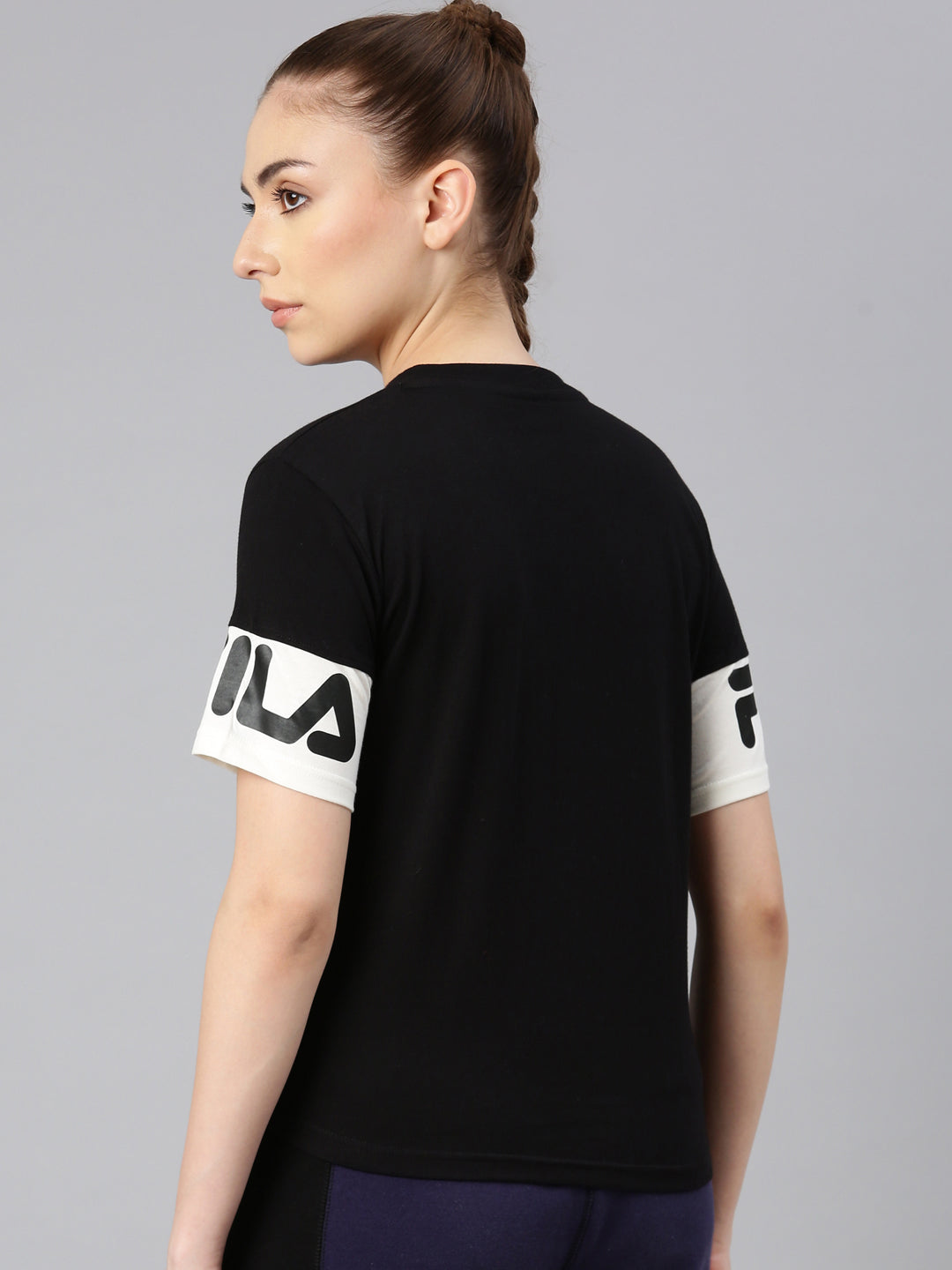 Fila Women Black Tignes T-Shirt